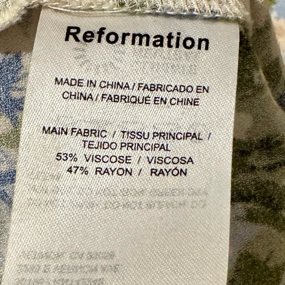 Reformation Margot Floral Mini Skirt - Picture 2 of 3